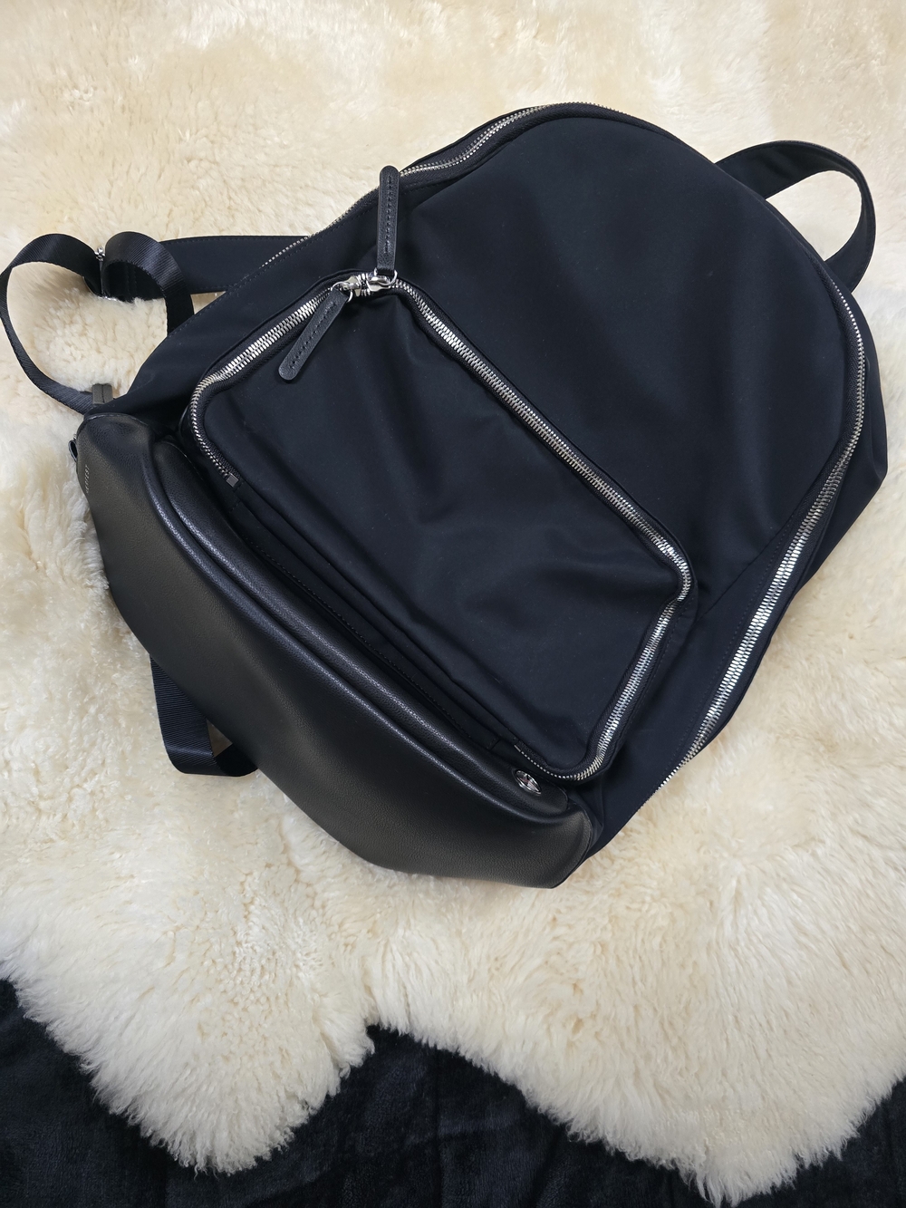 Haerfest x Mercedes-Benz limited edition Black Backpack with Front Pocket